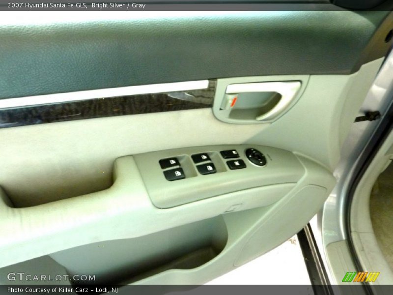 Bright Silver / Gray 2007 Hyundai Santa Fe GLS