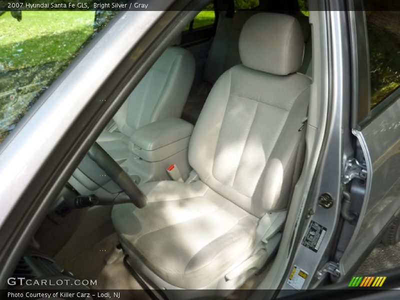 Bright Silver / Gray 2007 Hyundai Santa Fe GLS