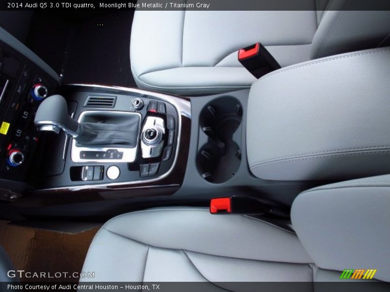 Moonlight Blue Metallic / Titanium Gray 2014 Audi Q5 3.0 TDI quattro
