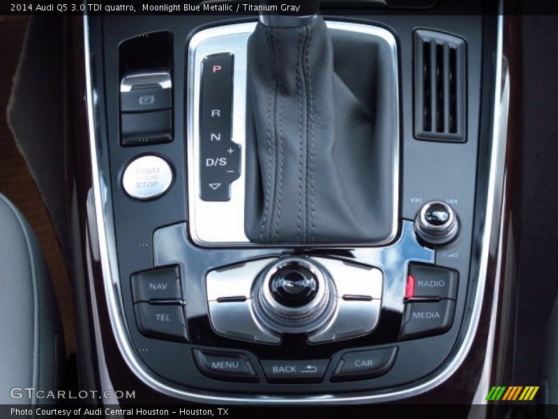 Moonlight Blue Metallic / Titanium Gray 2014 Audi Q5 3.0 TDI quattro
