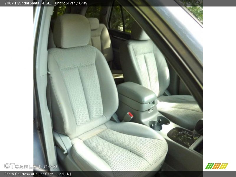 Bright Silver / Gray 2007 Hyundai Santa Fe GLS