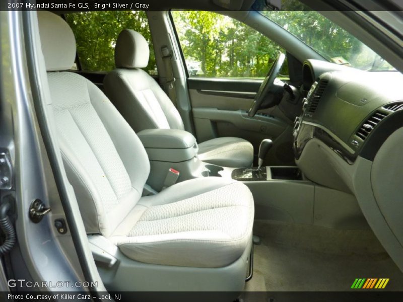 Bright Silver / Gray 2007 Hyundai Santa Fe GLS