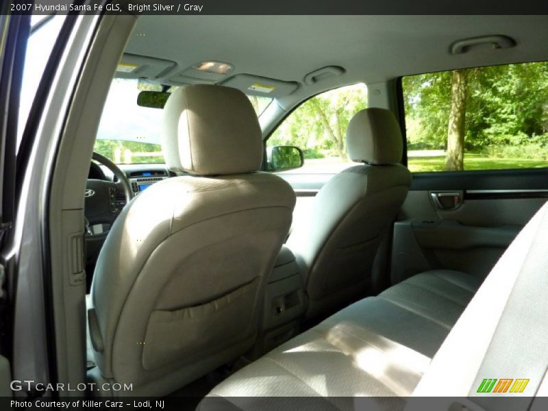 Bright Silver / Gray 2007 Hyundai Santa Fe GLS