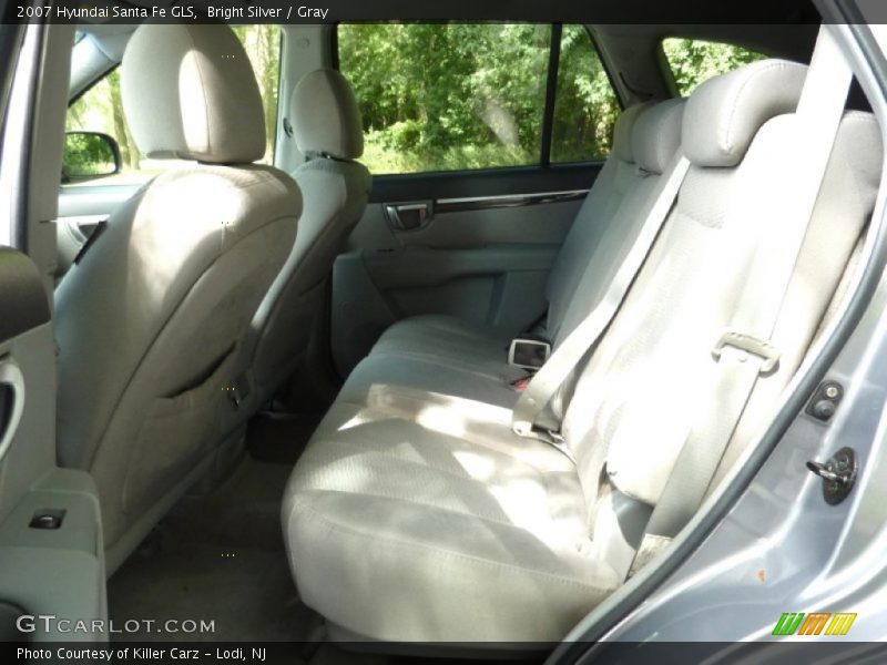 Bright Silver / Gray 2007 Hyundai Santa Fe GLS