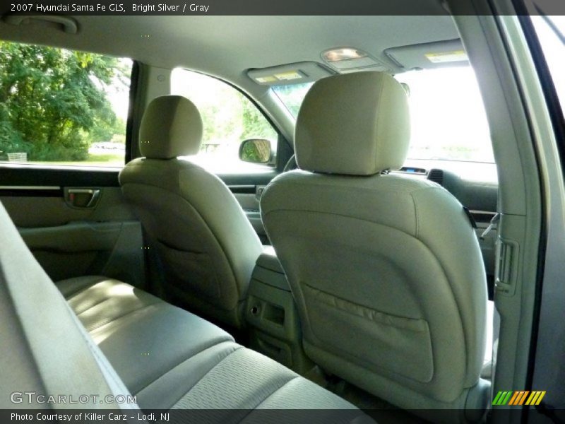 Bright Silver / Gray 2007 Hyundai Santa Fe GLS