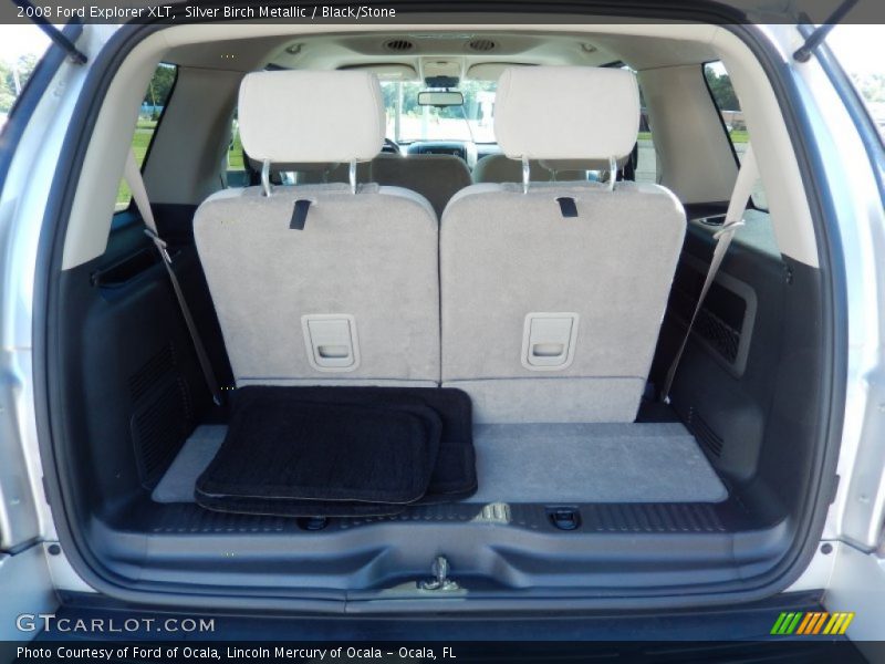 Silver Birch Metallic / Black/Stone 2008 Ford Explorer XLT