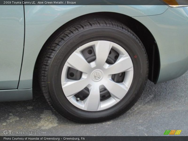 Aloe Green Metallic / Bisque 2009 Toyota Camry LE