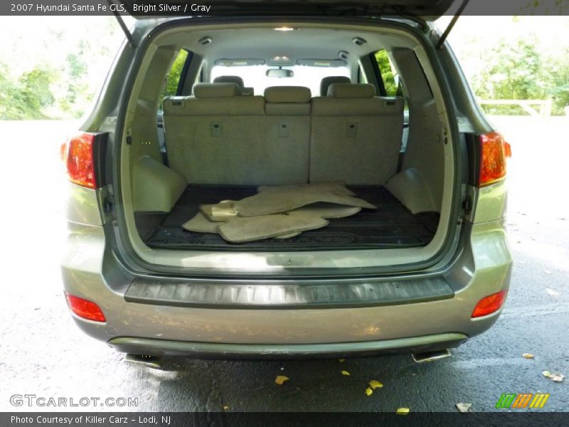 Bright Silver / Gray 2007 Hyundai Santa Fe GLS