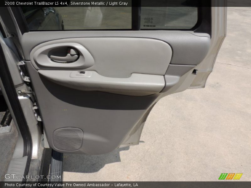 Silverstone Metallic / Light Gray 2008 Chevrolet TrailBlazer LS 4x4