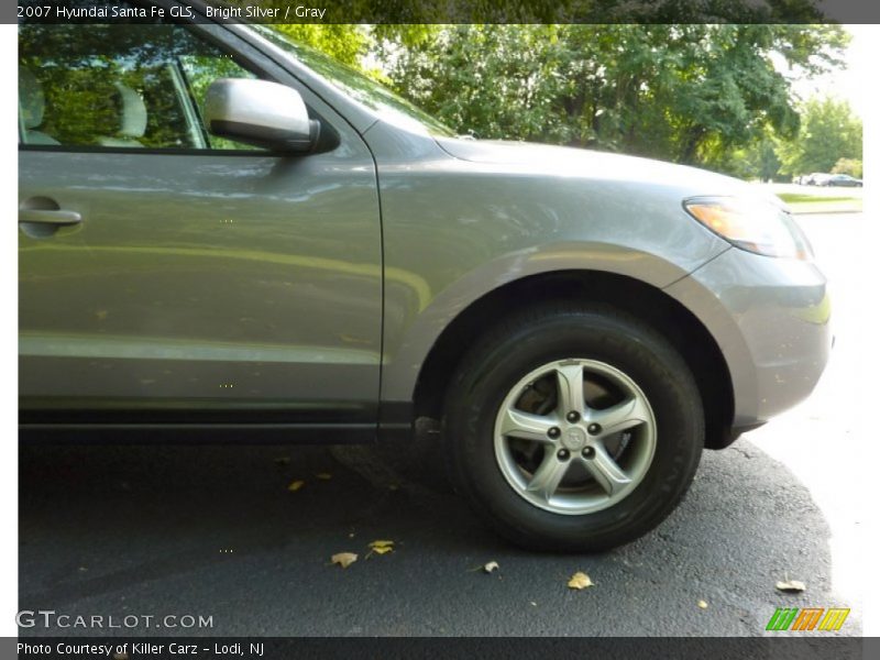 Bright Silver / Gray 2007 Hyundai Santa Fe GLS