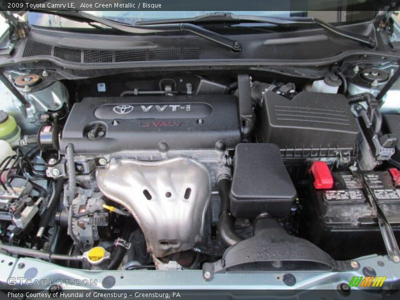 Aloe Green Metallic / Bisque 2009 Toyota Camry LE