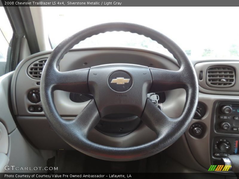 Silverstone Metallic / Light Gray 2008 Chevrolet TrailBlazer LS 4x4