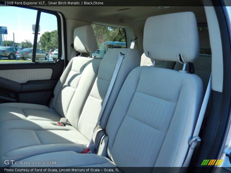 Silver Birch Metallic / Black/Stone 2008 Ford Explorer XLT