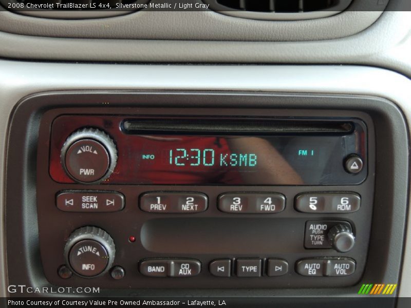 Silverstone Metallic / Light Gray 2008 Chevrolet TrailBlazer LS 4x4