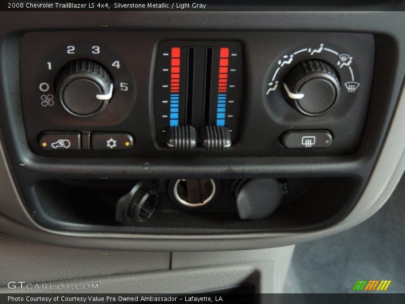 Silverstone Metallic / Light Gray 2008 Chevrolet TrailBlazer LS 4x4