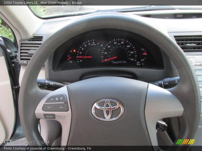 Aloe Green Metallic / Bisque 2009 Toyota Camry LE