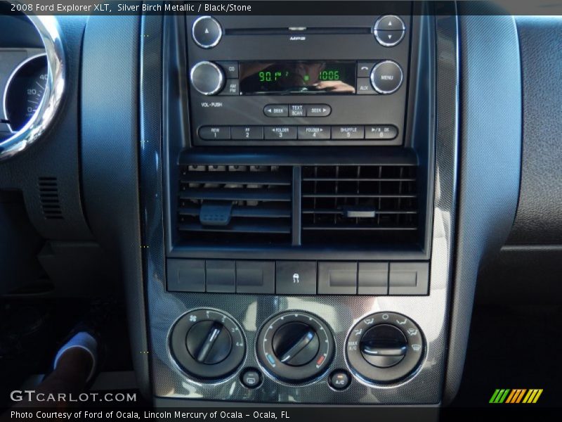 Silver Birch Metallic / Black/Stone 2008 Ford Explorer XLT