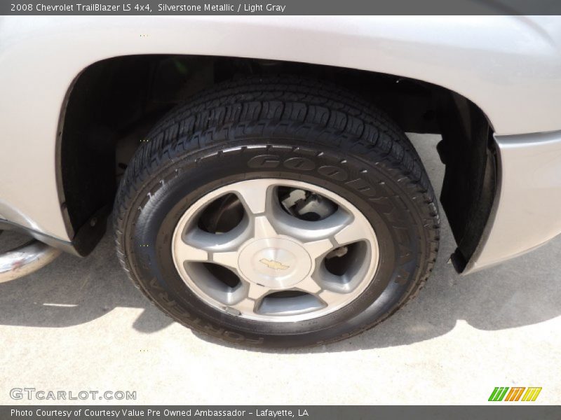 Silverstone Metallic / Light Gray 2008 Chevrolet TrailBlazer LS 4x4