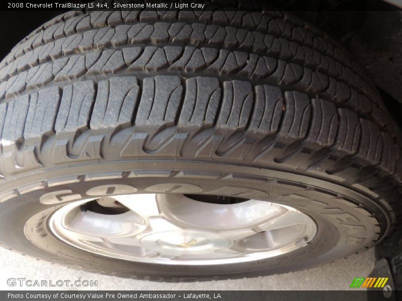Silverstone Metallic / Light Gray 2008 Chevrolet TrailBlazer LS 4x4