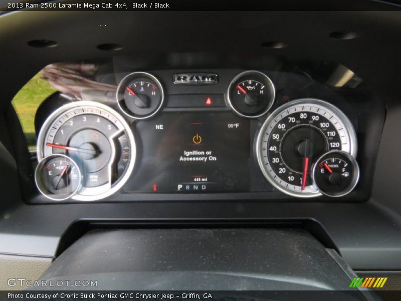 Black / Black 2013 Ram 2500 Laramie Mega Cab 4x4