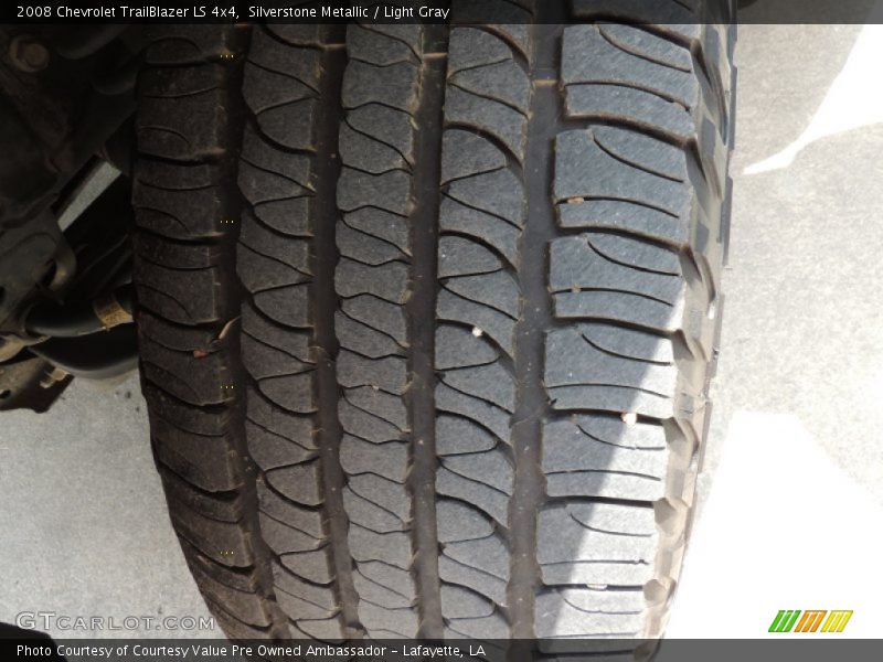 Silverstone Metallic / Light Gray 2008 Chevrolet TrailBlazer LS 4x4