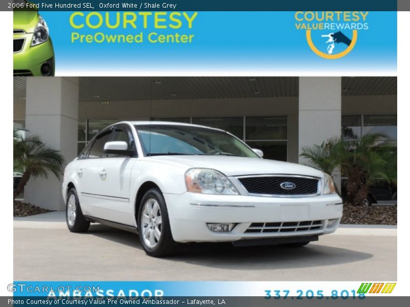 Oxford White / Shale Grey 2006 Ford Five Hundred SEL