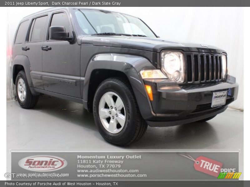 Dark Charcoal Pearl / Dark Slate Gray 2011 Jeep Liberty Sport