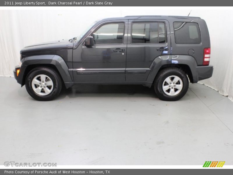 Dark Charcoal Pearl / Dark Slate Gray 2011 Jeep Liberty Sport