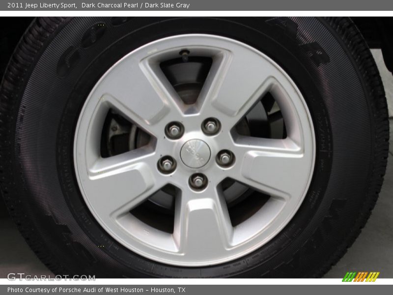 Dark Charcoal Pearl / Dark Slate Gray 2011 Jeep Liberty Sport