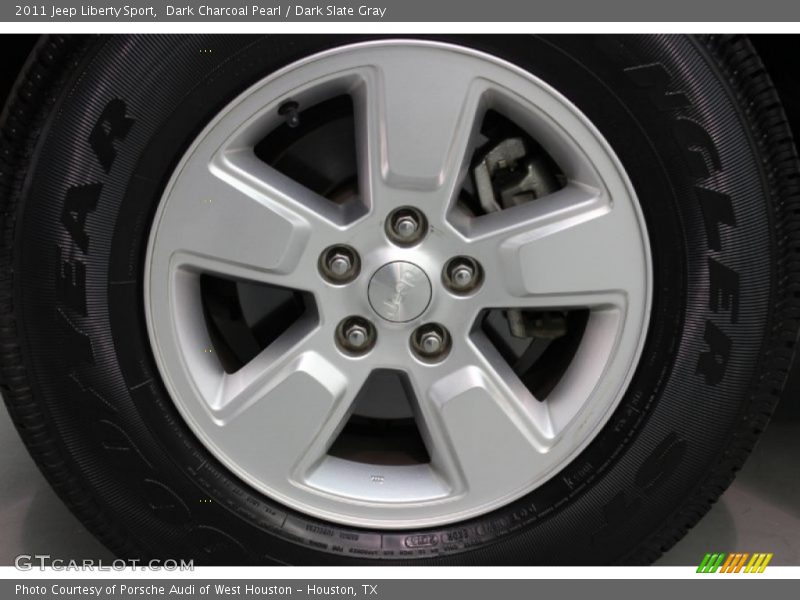 Dark Charcoal Pearl / Dark Slate Gray 2011 Jeep Liberty Sport