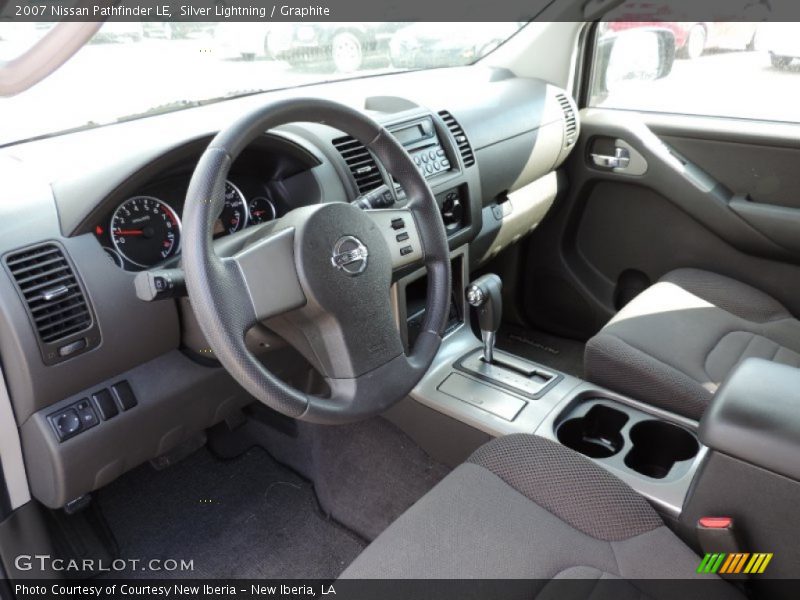 Silver Lightning / Graphite 2007 Nissan Pathfinder LE