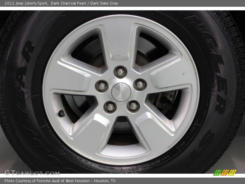 Dark Charcoal Pearl / Dark Slate Gray 2011 Jeep Liberty Sport