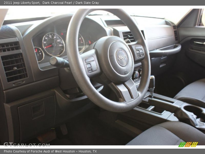 Dark Charcoal Pearl / Dark Slate Gray 2011 Jeep Liberty Sport