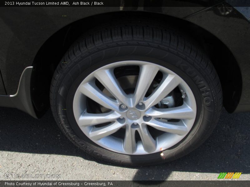 Ash Black / Black 2013 Hyundai Tucson Limited AWD