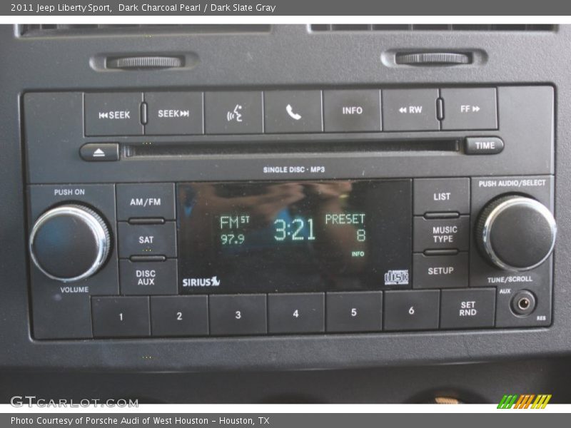 Dark Charcoal Pearl / Dark Slate Gray 2011 Jeep Liberty Sport