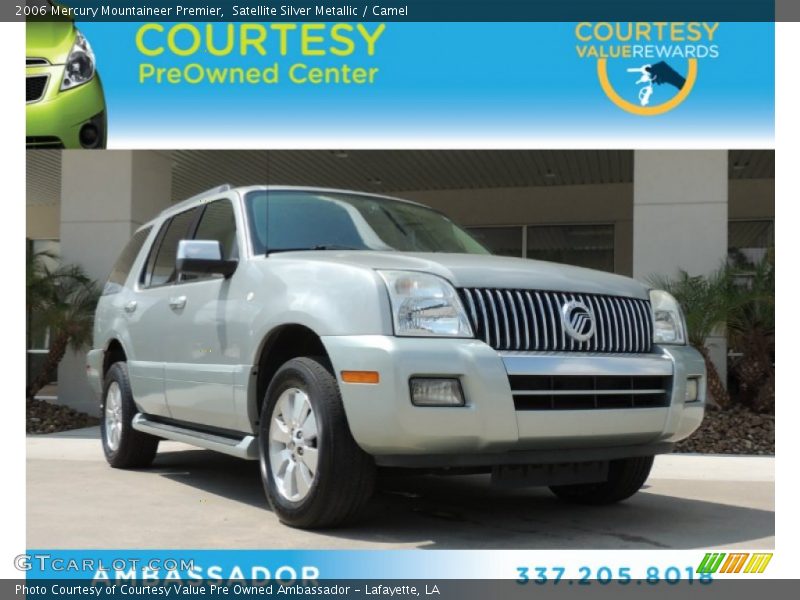 Satellite Silver Metallic / Camel 2006 Mercury Mountaineer Premier