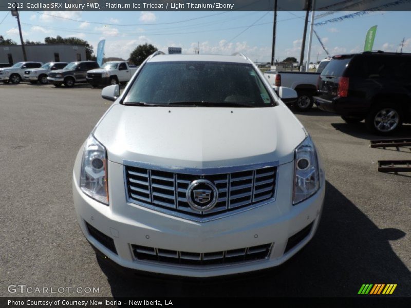 Platinum Ice Tricoat / Light Titanium/Ebony 2013 Cadillac SRX Luxury FWD