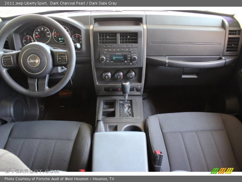 Dark Charcoal Pearl / Dark Slate Gray 2011 Jeep Liberty Sport