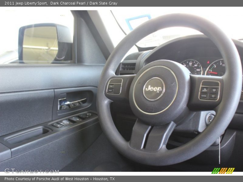 Dark Charcoal Pearl / Dark Slate Gray 2011 Jeep Liberty Sport