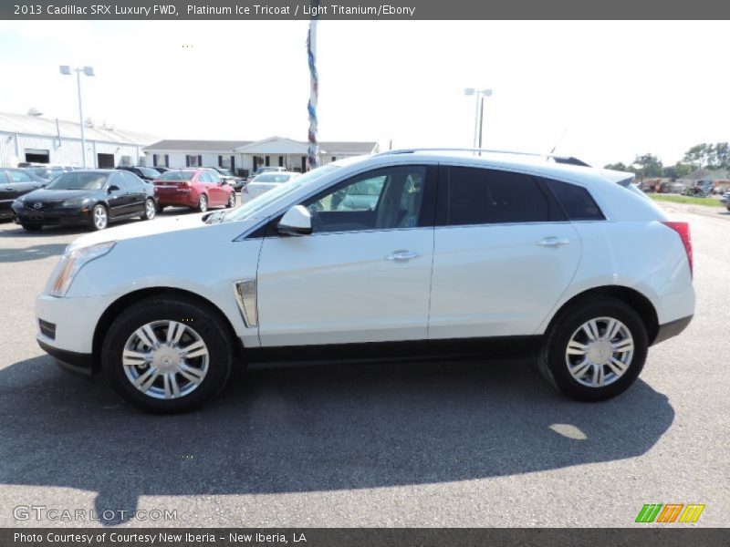 Platinum Ice Tricoat / Light Titanium/Ebony 2013 Cadillac SRX Luxury FWD