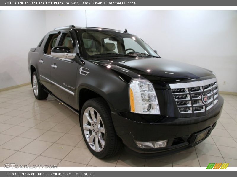 Black Raven / Cashmere/Cocoa 2011 Cadillac Escalade EXT Premium AWD