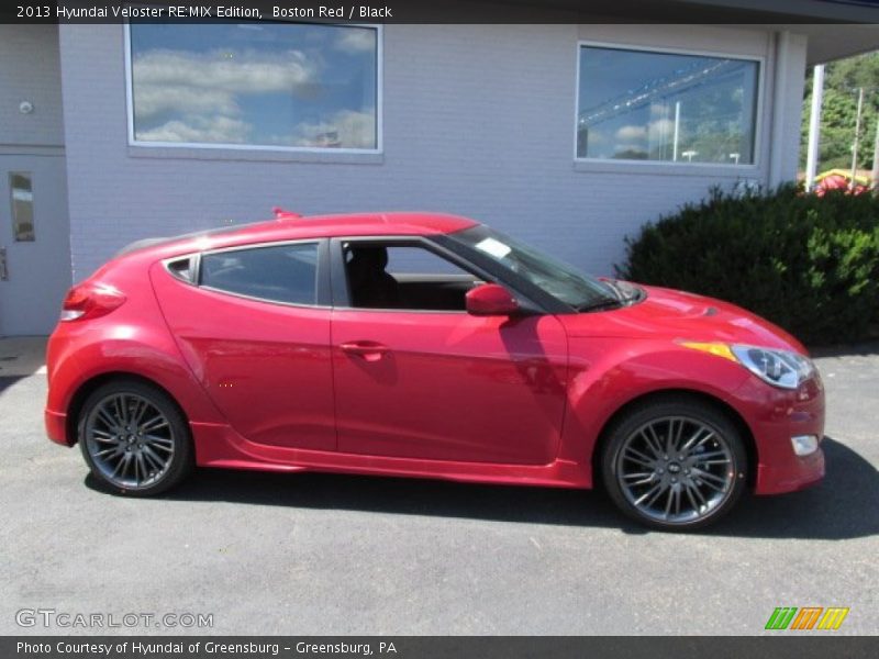 Boston Red / Black 2013 Hyundai Veloster RE:MIX Edition