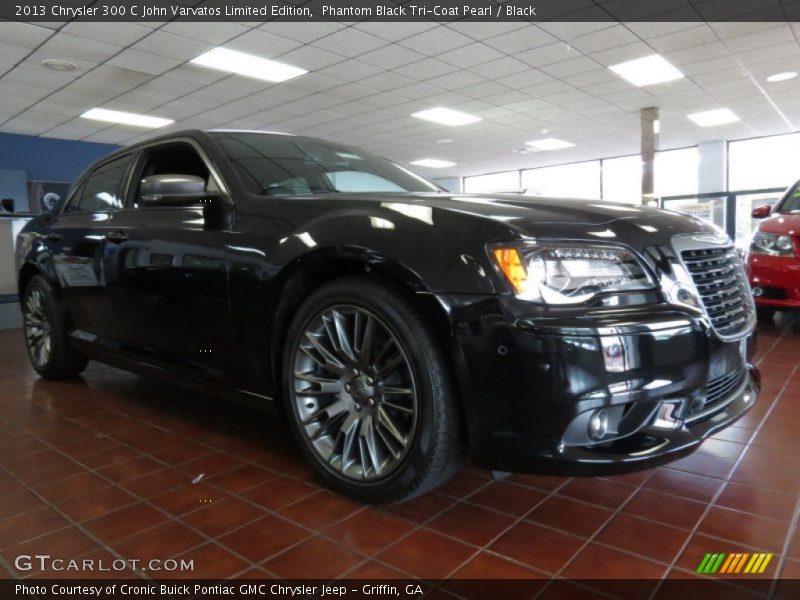 Phantom Black Tri-Coat Pearl / Black 2013 Chrysler 300 C John Varvatos Limited Edition