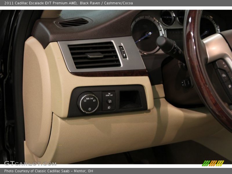 Black Raven / Cashmere/Cocoa 2011 Cadillac Escalade EXT Premium AWD