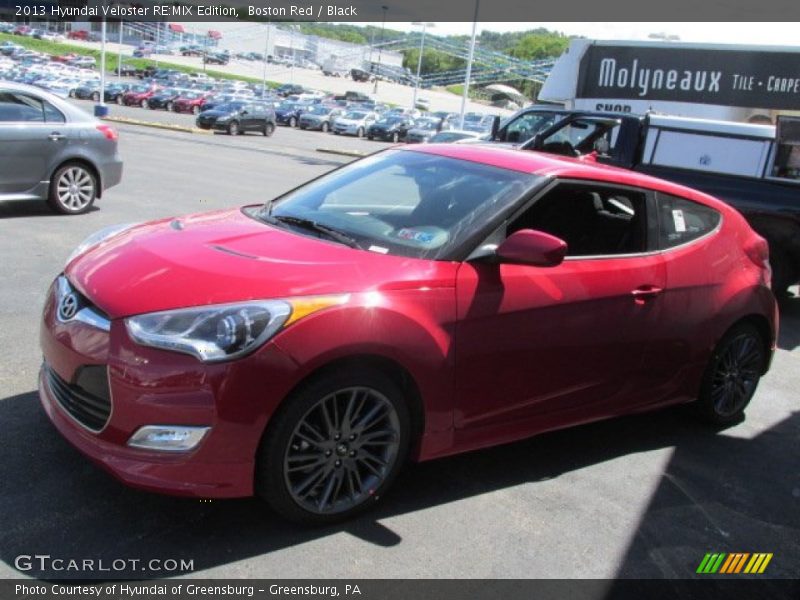 Boston Red / Black 2013 Hyundai Veloster RE:MIX Edition