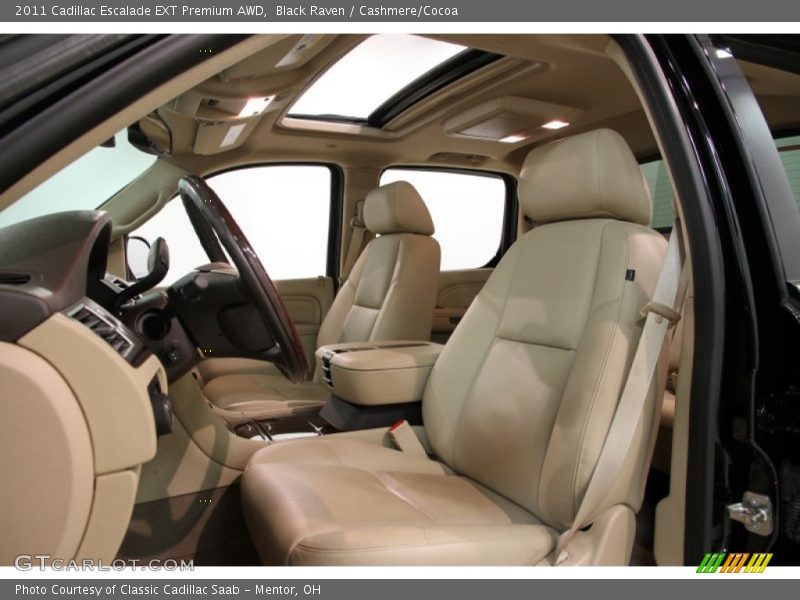 Black Raven / Cashmere/Cocoa 2011 Cadillac Escalade EXT Premium AWD