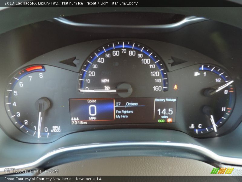 Platinum Ice Tricoat / Light Titanium/Ebony 2013 Cadillac SRX Luxury FWD