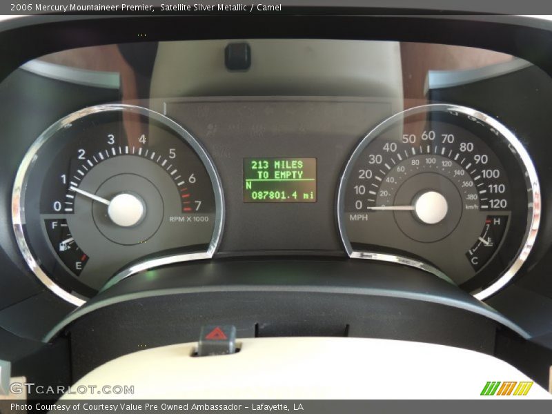  2006 Mountaineer Premier Premier Gauges