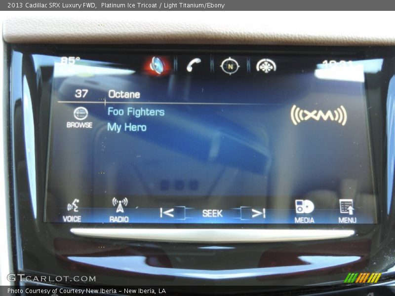 Platinum Ice Tricoat / Light Titanium/Ebony 2013 Cadillac SRX Luxury FWD