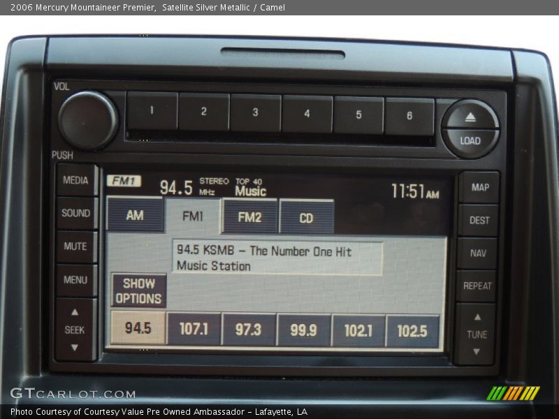 Audio System of 2006 Mountaineer Premier